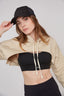 Polerón Hoodie Crop - Arena - RAAK SHOP