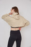 Polerón Hoodie Crop - Arena - RAAK SHOP