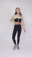 poleron crop almendra