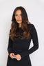 Top Básico Manga Larga Negro