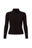 Polerón Básico Full Zip Negro