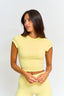 Top Deportivo Básico Butter Yellow