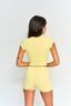 Short Básico 4cm Butter Yellow
