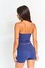 Polera Strapless Navy